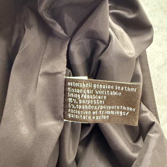 Vintage Danier chocolate brown leather maxi skirt - Picture 8 of 8